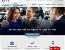 Tablet Screenshot of i35creditauto.com